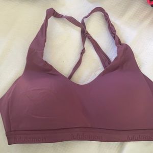 Purple lululemon sports bra